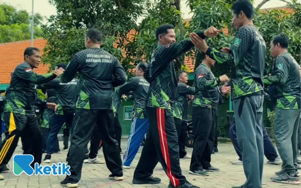 Foto Salah satu aktivitas Pendidikan Pasukan DKC Panji Bangsa di Kecamatan Krembung.  (Foto: DPC PKB Sidoarjo)