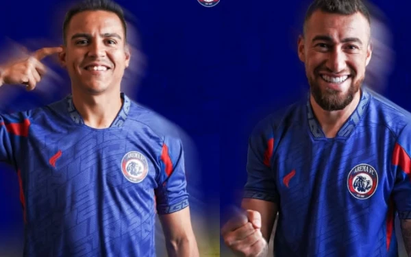 Foto Dua pemain asing yang direkrut Arema FC. (Foto: Arema FC)