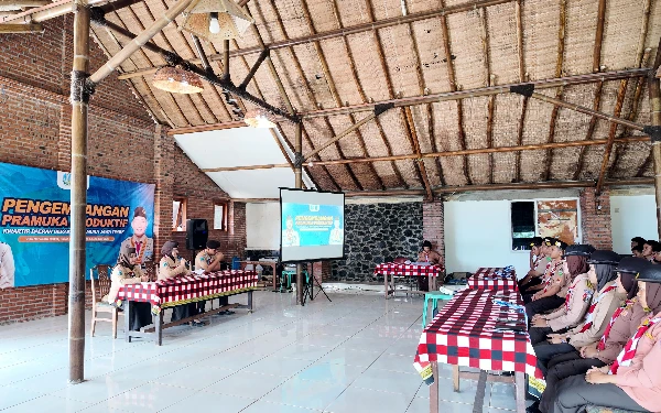 Foto Suasana pembukaan diikuti semua peserta dengan semangat yang tinggi. (Triadi for ketik)