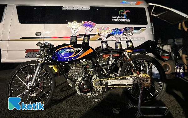 Foto Sepeda motor milik BF Racing Madura (Foto: Mat Jusi/Ketik).