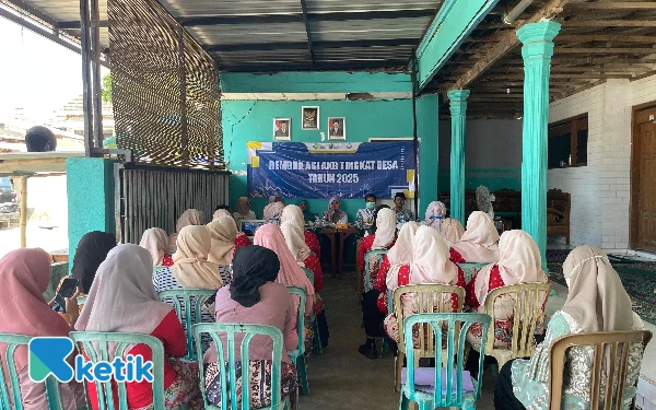 Foto Kegiatan rembuk AKI AKB tingkat desa tahun 2025 di desa Tamberu Timur, Rabu, 9 Juli 2025(Foto: Mat Jusi/Ketik).