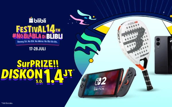 Foto Beli kecap di Blibli dapatkan diskon spesial Festival 14 th di bulan Juli (Foto: dok. Blibli)