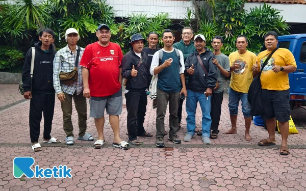 Foto Sebagian peserta saat sampai dilokasifoto bersam sebelum Musda dimulai (dok humas IFPC for ketik)