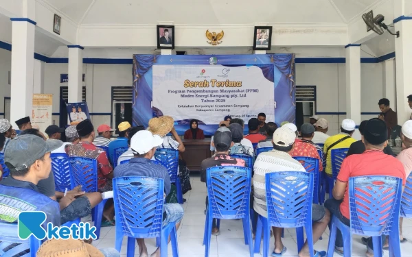 Foto Acara serah terima PPM Medco Energi Sampang. Jumat, 8 Agustus 2025(Foto: Mat Jusi/Ketik).