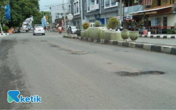 Foto Suasana Jalan Mattirotasi Kota Pare Pare  Sekitar Lokasi Pengamanan Sabu Sabu 80 Kg  ( Foto : Akbar )