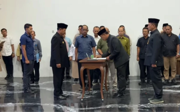 Foto Kepala Satpol PP dan Damkar Kota Madiun, Sunardi berpindah tugas menjadi Sekertaris Inspektorat Kota Madiun pada Rabu, 3 September 2025. (Foto: Pemkot Madiun).