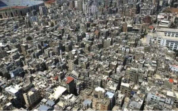 Foto Kamp pengungsian Shatila yang berdiri sejak 1949 di Beirut, yang menjadi sasaran pembantaian milisi sayap kanan Lebanon atas dukungan Israel pada 16 - 18 September 1982. (UNRWA)