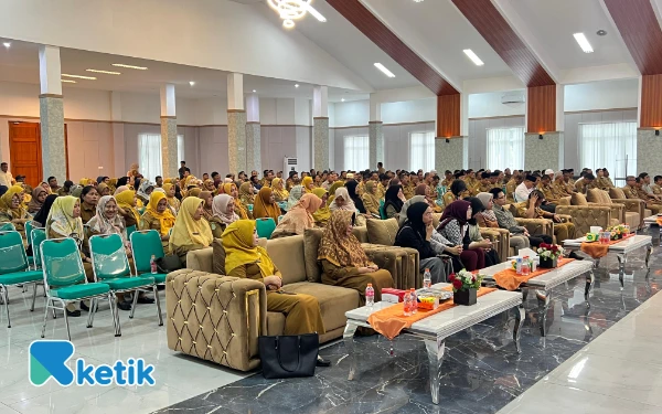 Foto Para Pimpinan OPD di Halsel yang hadir dalam Forum BPK (Foto: Mursal/Ketik)