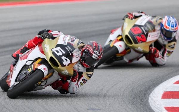 Foto Mario Aji di GP Catalunya, 7 September 2025. (Foto: Honda Team Asia)