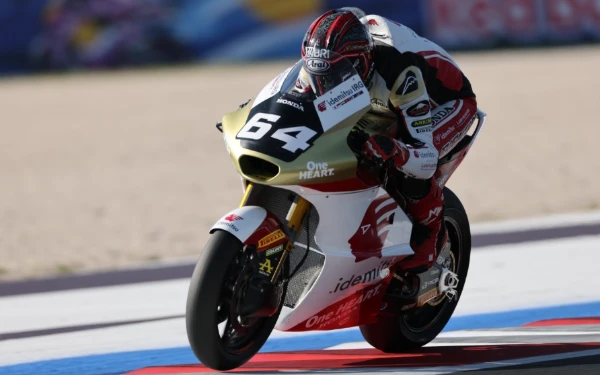 Foto Mario Aji di GP San Marino, 14 September 2025. (Foto: Honda Team Asia)