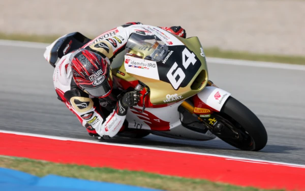 Foto Mario Aji di GP Catalunya, 7 September 2025. (Foto: Honda Team Asia)