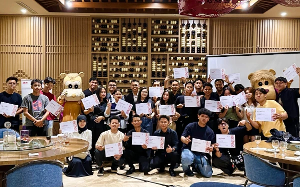 Foto Dokumentasi seluruh peserta Coffee  Class Mercure Surabaya Grand Mirama (Foto : Dokumentasi Mercure Surabaya Grand Mirama)