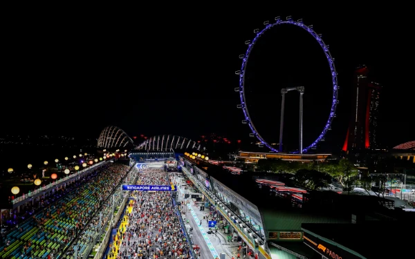 Foto Kondisi Setelah Balapan Marina Bay Street Circuit 2024 (Foto : Website Formula 1)