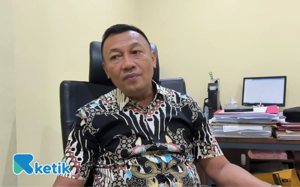 Foto AKBP M. Idram Suhairi memberikan keterangan terkait sistem kerja dapur SPPG Polda Sumsel dalam mendukung Program Makan Bergizi Gratis. Sabtu 03 Oktober 2025 (Foto: Yola/Ketik)