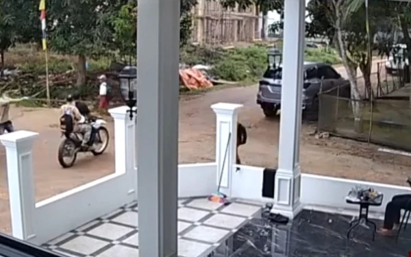 Foto lokasi penembakan (Foto: CCTV)