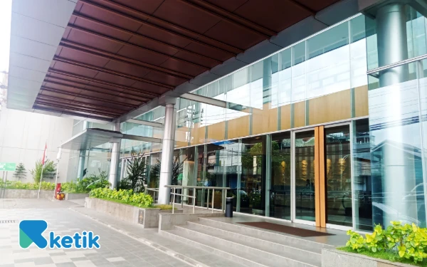 Foto Pemandangan Ascent Premiere Hotel Malang dari depan. (Foto: Aliyah/Ketik)