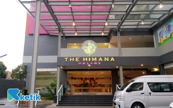Foto Pemandangan Hotel The Himana Malang dari depan. (Foto: Aliyah/Ketik)