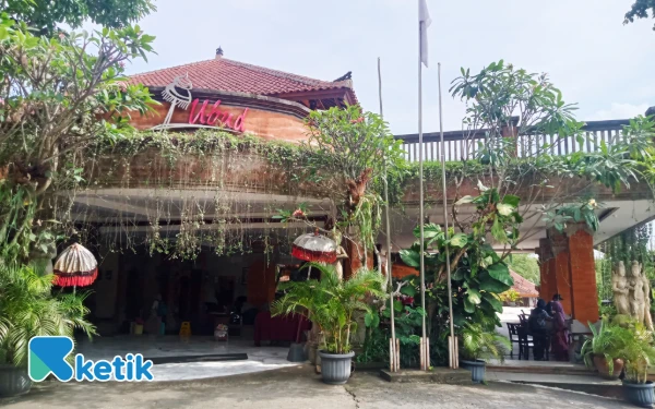 Foto Keindahan Ubud Cottages Malang dari depan. (Foto: Aliyah Ketik)
