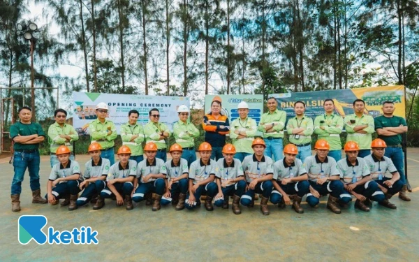 Foto Sebanyak 12 orang pemuda lokal dari Pulau Obi antusias mengikuti pelatihan MTPP (Foto: Humas Harita Nickel For Ketik)