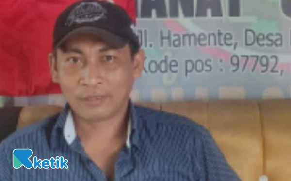 Foto Budiman S. Mala Ketua MPC Pemuda Pancasila,  Kecamatan Obi. Foto 
 ( Riman/ketik)