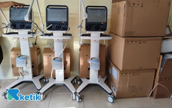 Foto Tiga alkes ventilator RSUD Besuki, Selasa 14 Oktober 2025 (Foto : Adinda Octaviani / ketik)