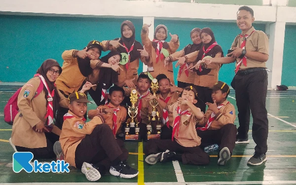 Foto Kwaran Semampir raih Runner Up 1 Putra Gebyar Kreativitas Siaga 2025. (Foto: Sutejo, RC/ketik.com)