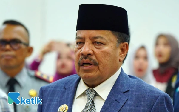 Foto Bupati Nagan Raya, TR Keumangan. (Foto: T. Rahmat/Ketik)