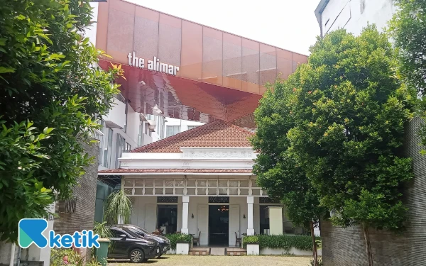 Foto View The Alimar Hotel Malang dari depan. (Foto: Aliyah/Ketik)