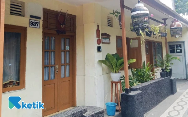 Foto View Rumah Nyik Aisyah di Kampung Heritage Kayutangan Malang. (Foto: Aliyah/Ketik)