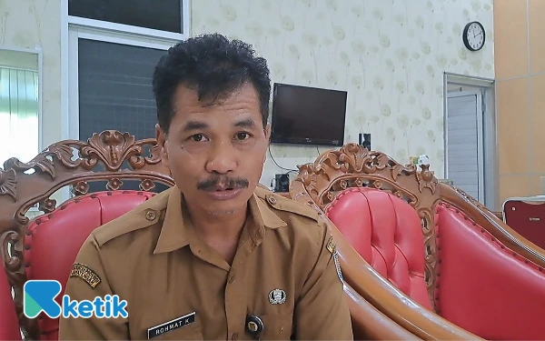 Foto Kepala Bidang Perlindungan Jaminan Sosial dan Pengolahan Data Dinsos PPPA Cilacap, Rohmat Kusyanto. (Foto: Nani Eko/Ketik)