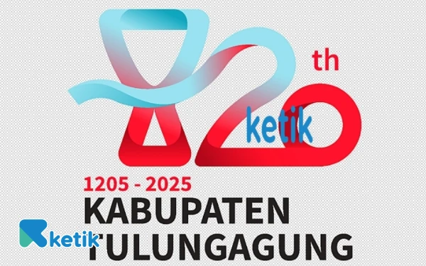 Foto Logo Hari Jadi Kabupaten Tulungagung ke 820 Hati ini sudah diresmikan oleh Bupati Tulungagung. (Foto : Sugeng/ketik.com)