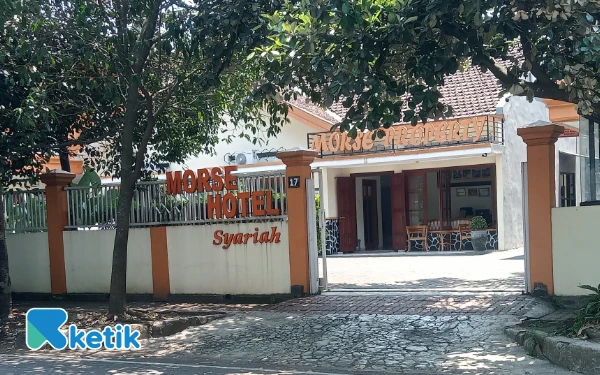 Foto View Morse Hotel Syariah Malang tampak depan. (Foto: Aliyah/Ketik.com)