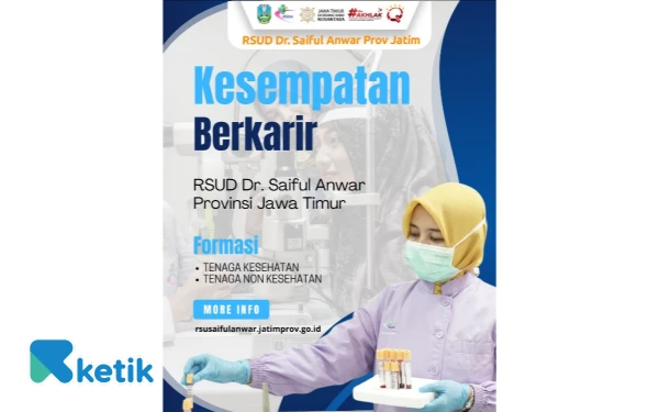 Foto Pengumuman berkesempatan karir di RSSA Malang. (Foto: RSSA Malang)