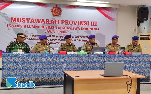 Foto Suasana sidang pleno Musprov III DPP IARMI Jawa Timur di Kampus Universitas PGRI Adibuana Surabaya. (Foto: Edy for Ketik.com)