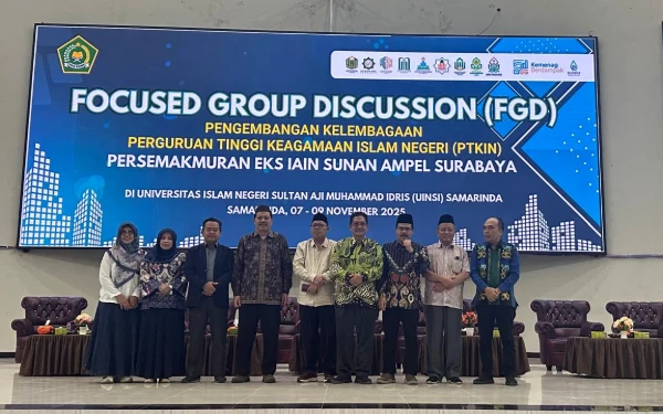 Foto UIN Malang Tekankan Kolaborasi dan Kemandirian Finansial sebagai Kunci Transformasi PTKIN dalam FGD Persemakmuran Eks IAIN Sunan Ampel. (Foto: Dok. Humas UIN Malang)
