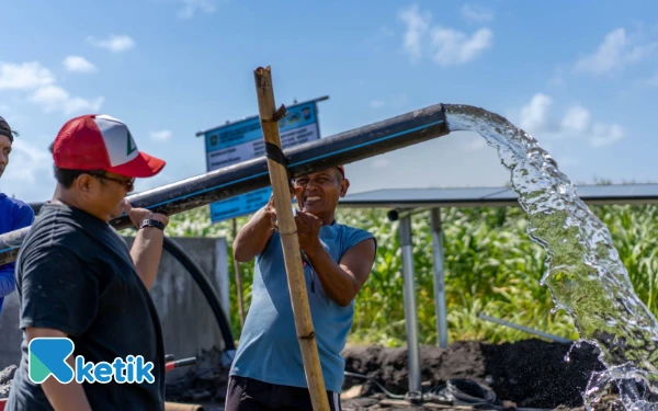 Foto Pompa Air Tenaga Surya Lorentz. (Foto: Naufal/ketik.com)