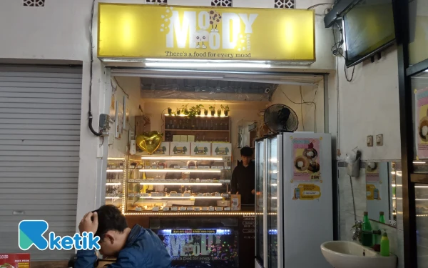 Foto View Moody Mood Bakers Malang yang berada di Pujasera Vivacity Dapur Kuliner Malang Merjosari. (Foto: Aliyah/Ketik.com)