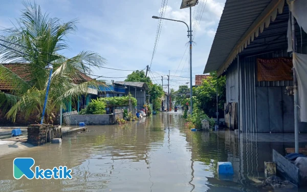 Foto Banjir di Kelurahan Durungbanjar, Sidoarjo, Kamis, 20 November 2025. (Foto: Vio/ketik.com)