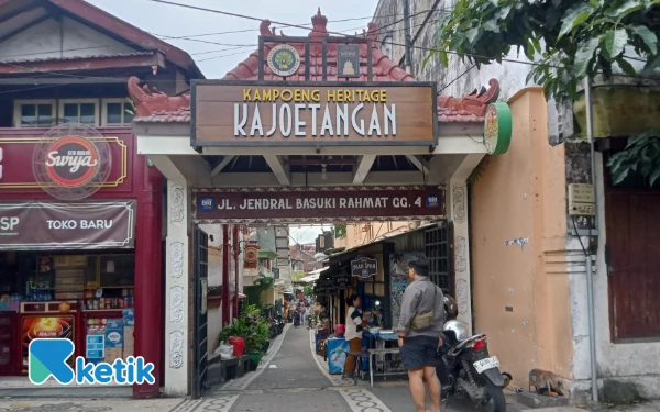Foto Kampoeng Heritage Kajoetangan Malang tampak depan. (Foto: Aliyah/Ketik.com)