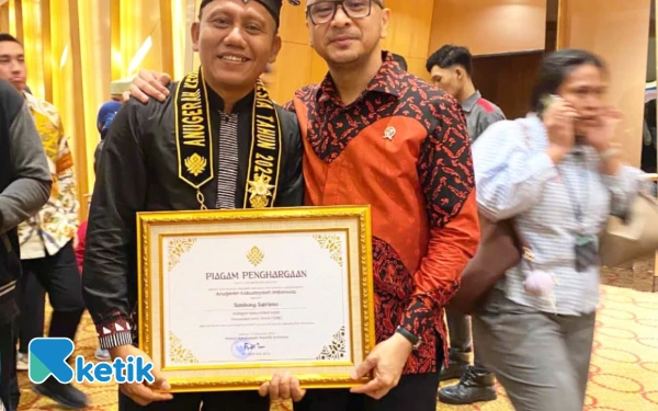 Foto Piagam penghargaan Pemkab Bojonegoro
