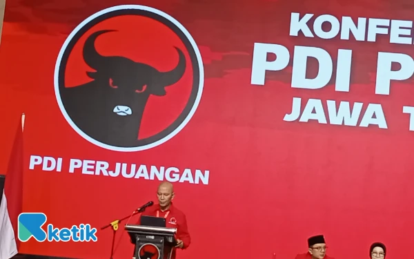 Foto MH Said Abdullah kembali menjabat Ketua DPD PDI Perjuangan Jawa Timur masa bakti 2025–2030 (Martudji/Ketik.com)