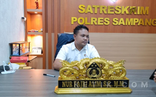 Foto Iptu Nur Fajri Alim Ps Kasatreskrim Polres Sampang (Foto: Iwan For Ketik.com)