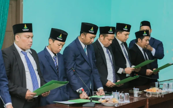 Foto Peserta yang di lantik