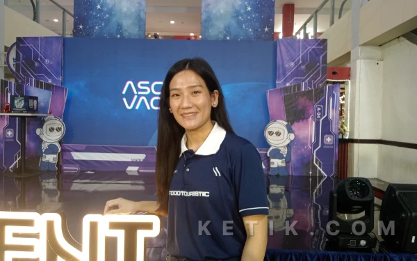 Foto Melissa Tania Tantiono selaku Managing Director Ascent Hospitality Group di Ascent Foodtouristic pada 25 Januari 2026. (Foto: Aliyah/Ketik.com)