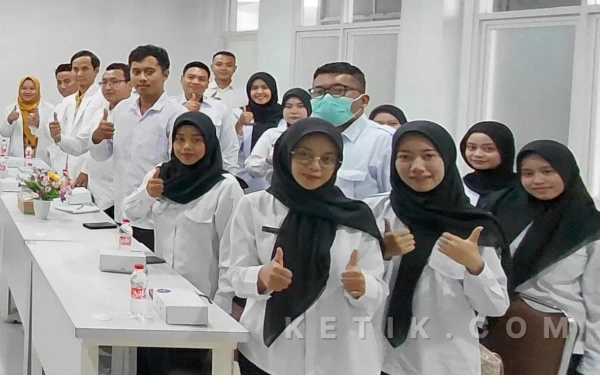 Foto Gathering Kesehatan diikuti SPPG dari berbagai wilayah diHtesik. (Foto: Sutejo RC/Ketik.com)