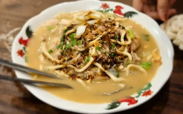 Foto Menu Bakmie Godog yang lezat di Bakmie Jogja Kajoetangan. (Foto: Bakmie Jogja Kajoetangan)