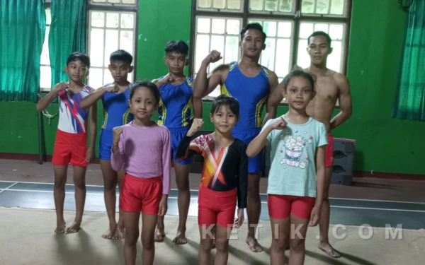 Foto Beberapa atlet putri Trenggalek yang siap meramaikan Porprov 2027 (foto: Agus Riyanto/Ketik.com)