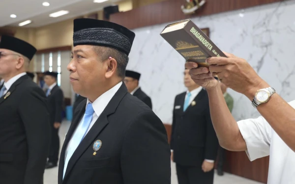 Foto Brigjen Putu Putera Sadana saat dilantik sebagai Kepala Biro Humas dan Protokol BNN (Foto: Dok. Brigjen Putu)