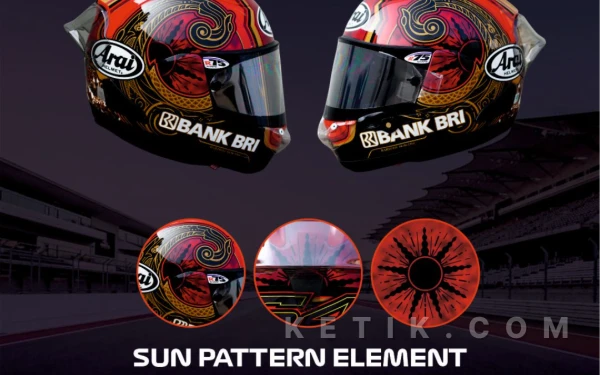 Foto Matahari simbol keteguhan. (Foto: Mario Aji for Ketik.com)