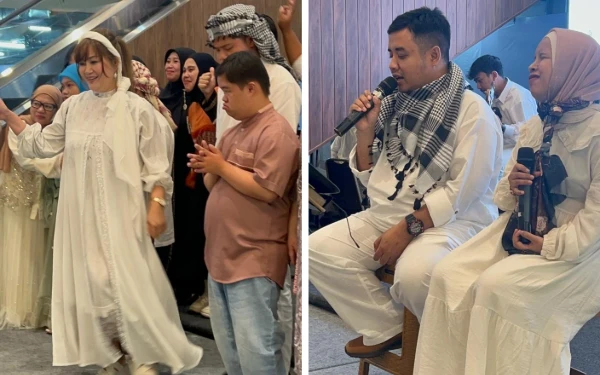 Foto Penampilan Individu Spesial Cinta Ramadhan (ISTARA) Nu K’2 yang digelar Yayasan Budaya Individu Spesial (YBUIS) , di D’Botanica Mall Pasteur, Kota Bandung, Sabtu (7/3/26). (Foto:Iwa/Ketik.com)